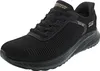 A single black Skechers Bobs Squad Chaos sneaker shown from a side-diagonal angle against a white background. Produktbild-Vorschau