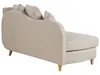 BELIANI Chaiselongue Rechtsseitig Beige Leinenoptik mit Produktbild-Vorschau 10
