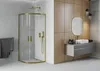 Mexen Rio paroi de douche semi-circulaire 90 x 90 cm, Voir les images du produit 2