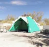 vidaXL Tenda da spiaggia 3 persone verde mare sgancio Anteprima dell’immagine prodotto 3