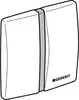 Geberit UR-Abdeckplatte Highline IR mattverchromt, 1 Stk. Produktbild-Vorschau 2