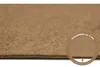 Filzteppich in beige mit 4mm Gesamtdicke, ausgelegt auf weißem Boden. Strapazierfähig. Produktbild-Vorschau