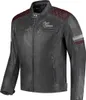 Rusty Stitches Jari V2 Motorrad Lederjacke, anthrazit, M Produktbild-Vorschau 1