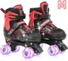 Kinder Rollschuhe mit Leuchtenden Rädern Roller Skates Produktbild-Vorschau 6