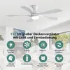 Sofucor Deckenventilator, 132 cm, mit Beleuchtung und Produktbild-Vorschau 5