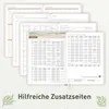 Chäff-Timer 2026/2027 / 17 Monate / A5 / Flower Power pink Produktbild-Vorschau 6