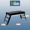 Vilde | Holzkohlegrill Klappbar - 77x23x31 cm - Tragbarer Produktbild-Vorschau 5