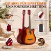 FCH Akustikgitarre 38 Zoll Cutaway Westerngitarre Set, Holz Produktbild-Vorschau 5