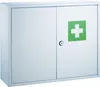 Alco Erste-Hilfe-Verbandschrank Stahl 450x150x360mm, weiß Produktbild-Vorschau 2
