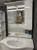 DomoDomo Badezimmerschrank mit Waschbecken Spiegel und Produktbild-Vorschau 12