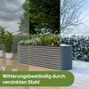 AREBOS Metall Hochbeet 240x80x78 cm Gartenbeet Pflanzbeet Produktbild-Vorschau 4