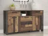 Sideboard CLIF 3 Türen 2 Schubladen Optik: Old Wood Vintage Produktbild-Vorschau 20