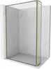 Mexen Kioto Walk-in Duschwand 140 x 40 cm, schwarzes Produktbild-Vorschau 1