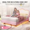 Dětská postel HOMAVO 140 × 200 cm, jednolůžko s LED Náhled obrázku produktu 6