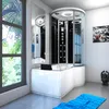 Kombination Badewanne Dusche K55-L33 Duschtempel 170x100 cm Produktbild-Vorschau 2