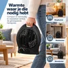 Kinzo Ventilatorkachel 2000W - Zwart - 2 Warmtestanden - Productafbeelding-voorbeeld 7