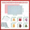 Silikon-Weihnachtsform, 2 Stück, 6 Motive, BPA-frei Productafbeelding-voorbeeld