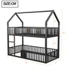 A diagram of a black bunk bed with dimensions indicated by numbers and lines. Anteprima dell’immagine prodotto
