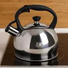 Wasserkessel Edelstahl 1,8L silber mit Pfeife – Induktion & Produktbild-Vorschau 6