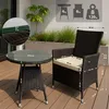 CLP Gartenmöbel-Set Fireda, 3-teilig dunkelbraun Produktbild-Vorschau 2