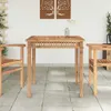 vidaXL Garten-Esstisch 80x80x80 cm Massivholz Teak Produktbild-Vorschau 2