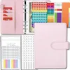 Organizer-Notizbuch-Budgetplaner-Finanzordner-Set in Rosa Produktbild-Vorschau 1