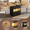 Jídelní stůl MODFU s výsuvnou deskou, 110-140 cm, kuchyňský Náhled obrázku produktu 4