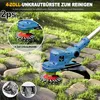 Akku Rasentrimmer mit 2x 4000mAh Akkus, Höhenverstellbar, Produktbild-Vorschau 4