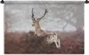 MuchoWow® Wandteppich Wandbehang Rehe - Nebel - Pflanzen Produktbild-Vorschau 1