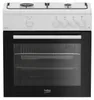 Beko FBG62010DW, Freistehender Herd, Weiß, Drehregler, Produktbild-Vorschau 2