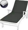 A gray cushion on a white chaise lounge. Produktbild-Vorschau