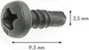 Knauf Blechschraube LB 3,5 mm x 9,5 mm Pack = 1000 St Produktbild-Vorschau 2