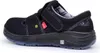 A side view of a black safety shoe. Produktbild-Vorschau