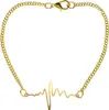 EKG Herzschlag Kurve Armband Miniblings Armschmuck Produktbild-Vorschau 1