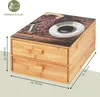 bremermann Kaffeekapsel-Box aus Bambus mit Dekor-Glasplatte Produktbild-Vorschau 7