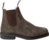 A side view of a brown leather boot. Produktbild-Vorschau