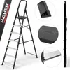 Drabina aluminiowa stalowa domowa HIGHER 7 stopni 150 kg Podgląd zdjęcia produktu 1