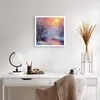 Poster - Poster ohne Rahmen - Öl Winter Fluss - 40x40 cm - Produktbild-Vorschau 5