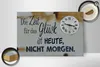 Holzschild Spruch 30x20cm Zeit für das Glück heute nicht Produktbild-Vorschau 2