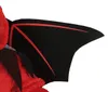 Costume da demone Halloween cappuccio ali tuta coda bambini Anteprima dell’immagine prodotto 5