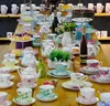 Elegante Tasse 1 Stück dünnes Porzellan 220ml Rosa Roségold Produktbild-Vorschau 6