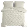 Sleeptime, coperta trapuntata "Lazy", color beige, 200 x Anteprima dell’immagine prodotto 1