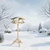 Relaxdays Vogelfutterhaus mit Ständer, Wildvögel füttern, Produktbild-Vorschau 5