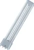 A single fluorescent light bulb on a white background. Produktbild-Vorschau