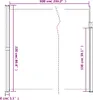 vidaXL Tenda laterale estensibile marrone 220x600 cm Anteprima dell’immagine prodotto 8
