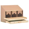 vidaXL 3-osobowe gniazdo 72x33x54 cm lite drewno sosnowe Podgląd zdjęcia produktu 13