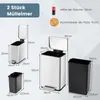 2-teiliges Kombi-Set von Abfalleimern, 40l und 6 l Produktbild-Vorschau 7