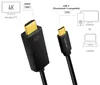 LogiLink USB-C/HDMI Kabel 3m 4K/60Hz schwarz Produktbild-Vorschau 7