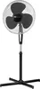 A black and silver stand fan. Náhled obrázku produktu