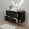 RODAN | Waschbeckenunterschrank - Schwarz - 100 cm - Mit Produktbild-Vorschau 3